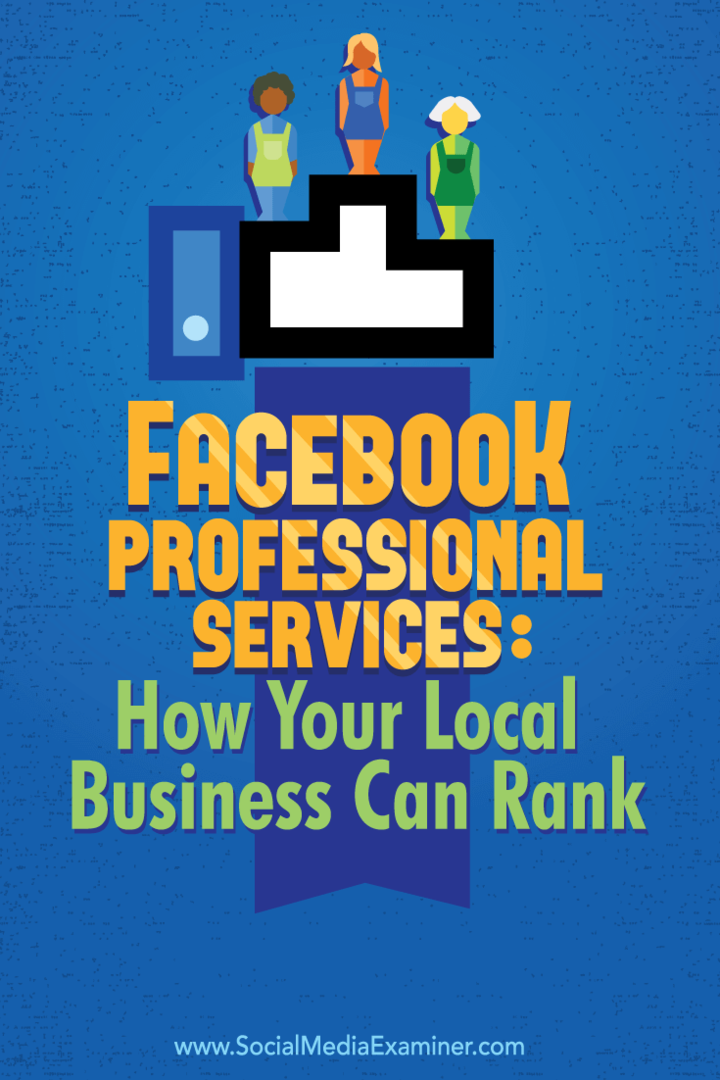 spojte sa s miestnymi zákazníkmi pomocou facebookových profesionálnych služieb