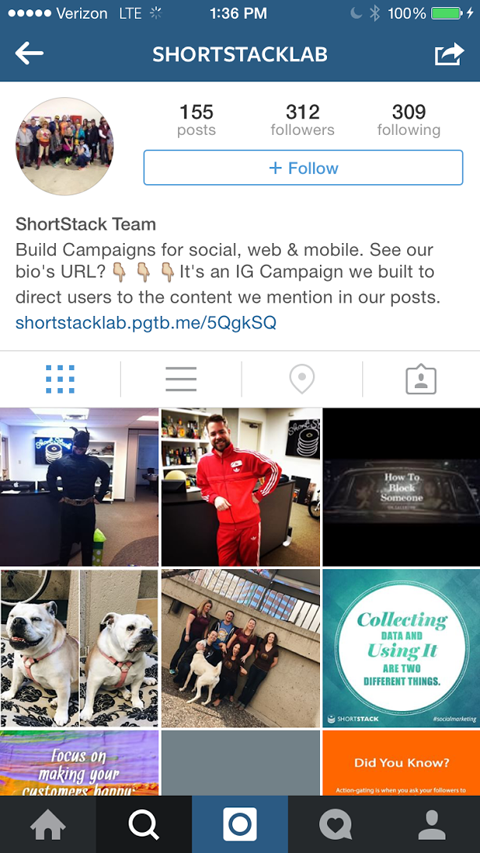 obrázok odkazu na súťaž instagram shortstach