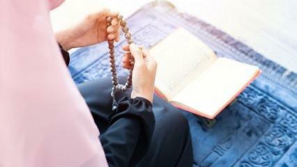 Ako urobiť modlitbu tasbih? Modlitby a dhikr sa recitujú po modlitbe