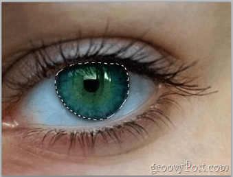 Adobe Photoshop Basics - Human Eye vyberte vrstvu očí