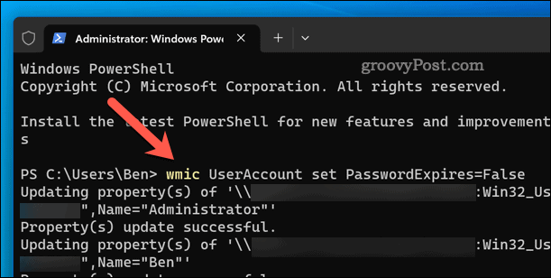 Nastavte uplynutie platnosti hesla pre všetky lokálne účty v systéme Windows 11