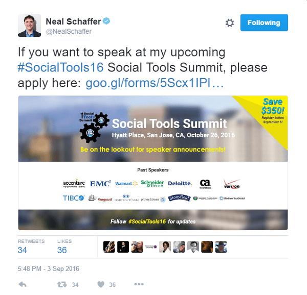 neal schaffer tweet