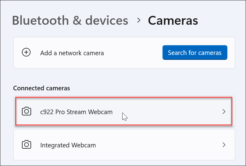Spravujte nastavenia webovej kamery v systéme Windows 11