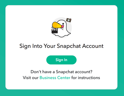 Prihláste sa pomocou svojich prihlasovacích údajov Snapchat.