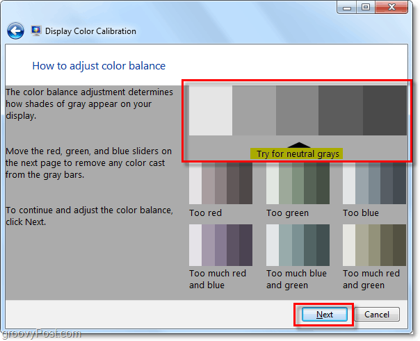 nuetrové farby pre Windows 7 sú uvedené v príklade, skúste ich porovnať
