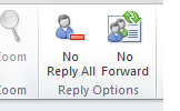 Ako zabrániť odpovedi všetkým v programe Outlook 2010