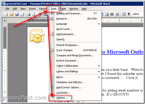 Ochrana heslom Excel 2003
