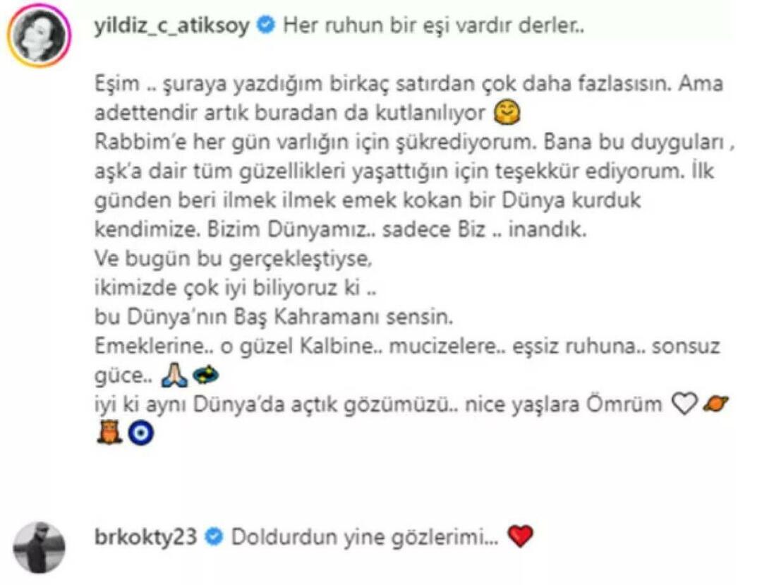 Takto Yıldız Çağrı Atiksoy oslávil narodeniny Berka Oktaya