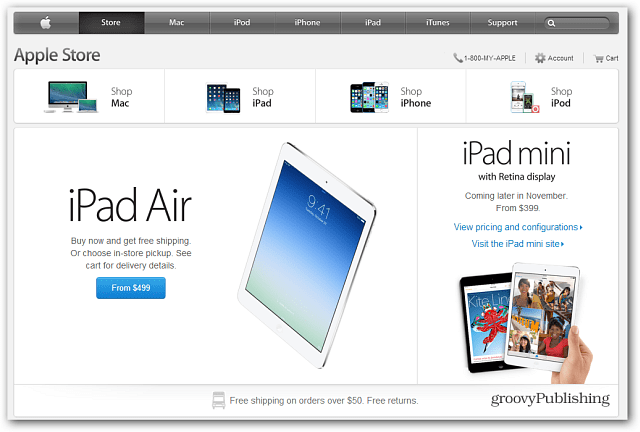 Spoločnosť Apple Store má teraz k dispozícii nový iPad Air