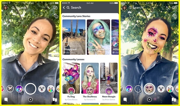 Snapchat uvedie Lens Explorer, ľahší spôsob, ako objaviť a odomknúť tisíce objektívov vytvorených Snapchatters po celom svete.