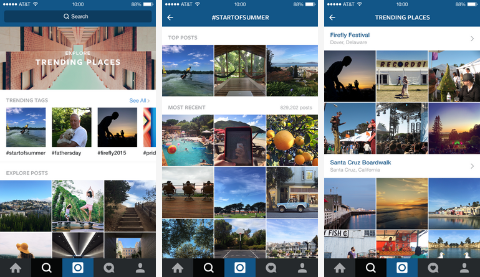 Instagram predstavuje novú funkciu vyhľadávania a prieskumu