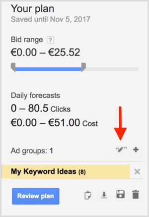 Typ zhody Plánovača kľúčových slov Google AdWords