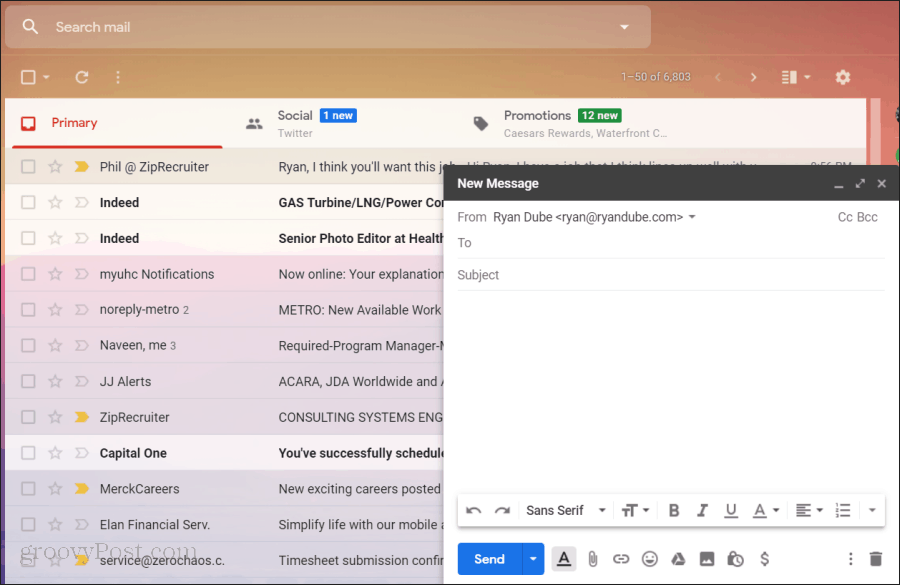 Používanie Gmailu v GSuite