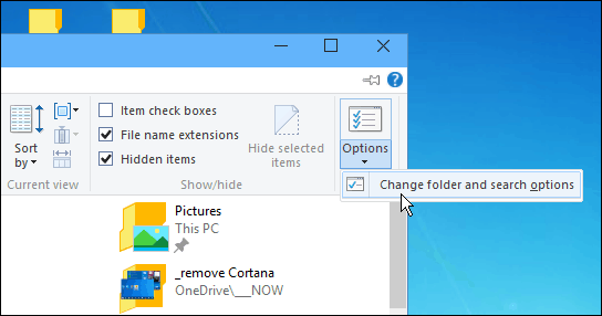Zobrazenie prieskumníka súborov systému Windows 10