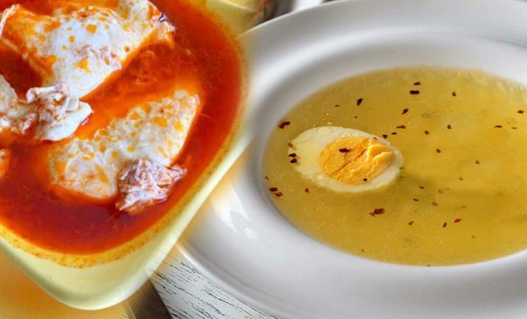 Ako variť vajíčkovú polievku? Slávny recept na vajcovú polievku Silivri!