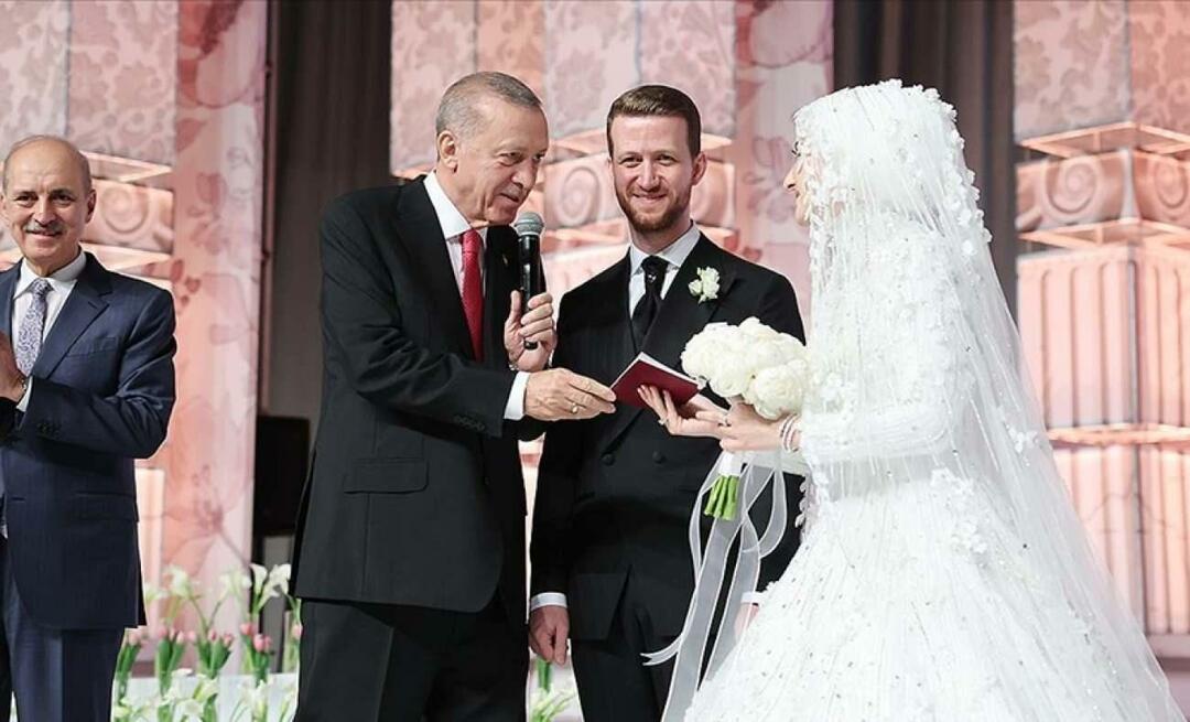 Prezident Recep Tayyip Erdoğan bol svadobným svedkom svojho synovca!
