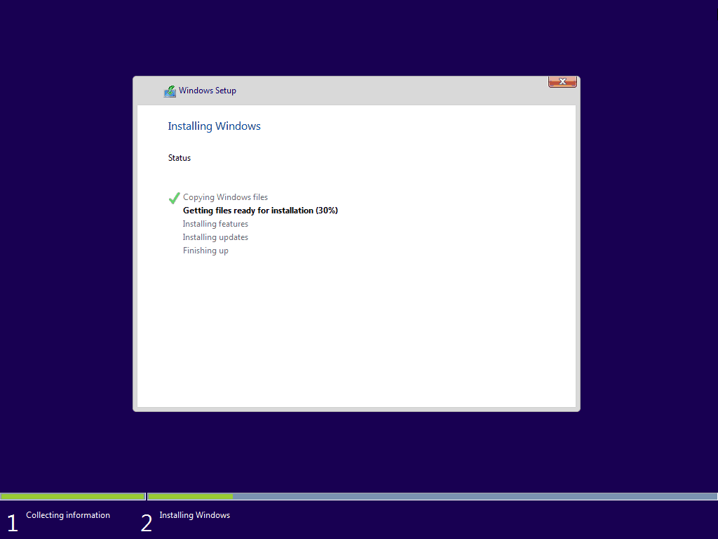10 Inštalácia systému Windows Windows 10 Čistá inštalácia