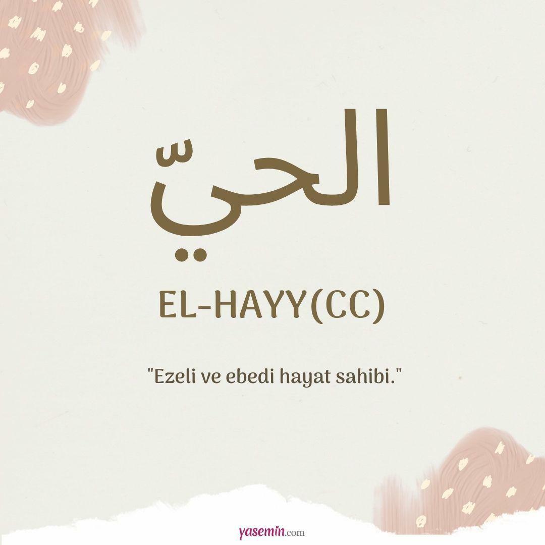 Čo znamená al-Hayy (c.c)?