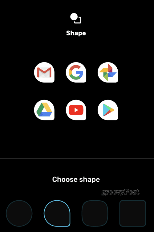 Ikona štýlu Google Pixel