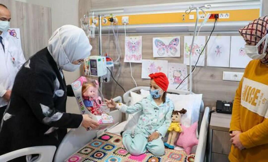 Emine Erdogan navštívila deti s rakovinou! 