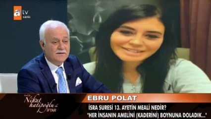 Ebru Polat sa pripojil k programu Nihat Hatipoğlu