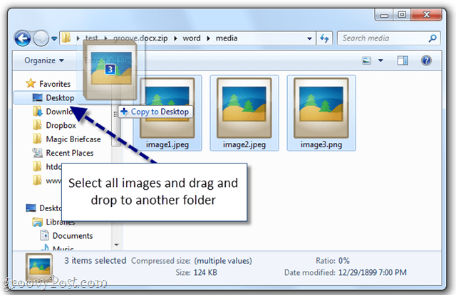 Jednoduchý spôsob, ako extrahovať obrázky z dokumentu programu Word v systéme Windows 7 [Office 2007/2010]
