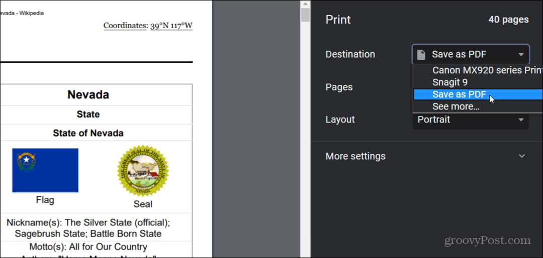Ako uložiť webovú stránku ako PDF z prehliadača Google Chrome