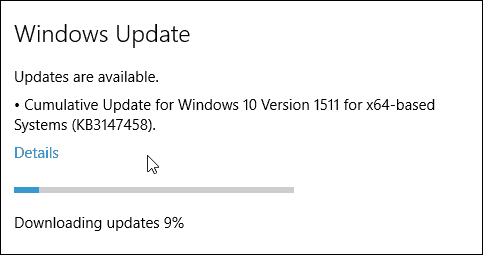 Kumulatívna aktualizácia systému Windows 10 KB3147458