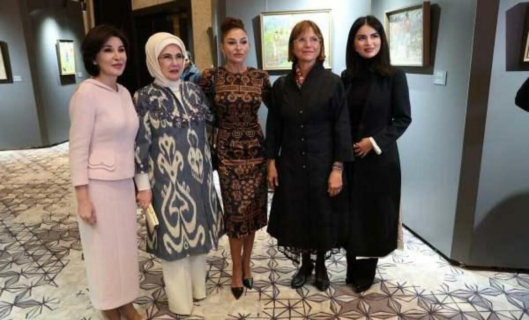 Návšteva Emine Erdogan v Samarkande! Navštívili sme výstavu Farby Uzbekistanu