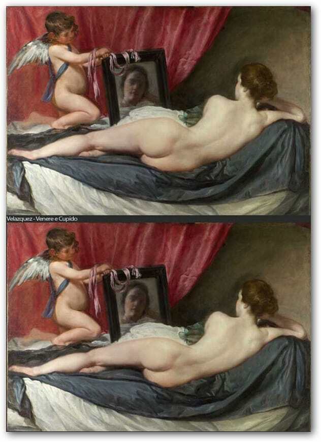 Photoshopping slávneho umenia Venuša