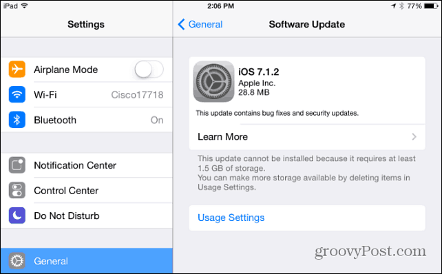 Spoločnosť Apple vydáva aktualizáciu softvéru pre systém iOS 7.1.2
