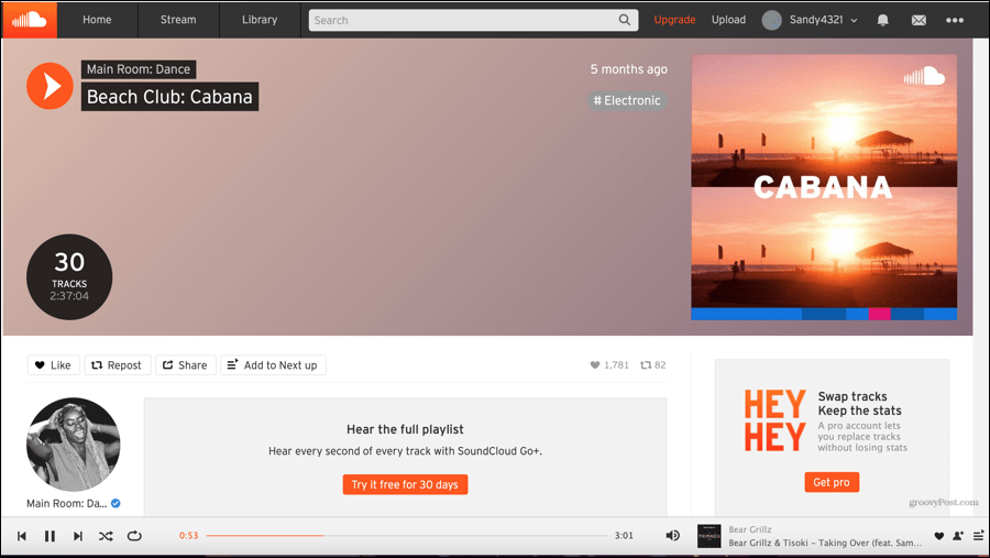SoundCloud online počúvanie