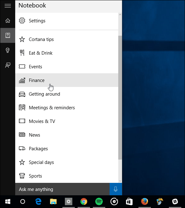 Notebook Cortana