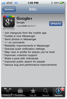 Aktualizácia aplikácie Google+ pre iPhone a ďalšie zariadenia so systémom iOS