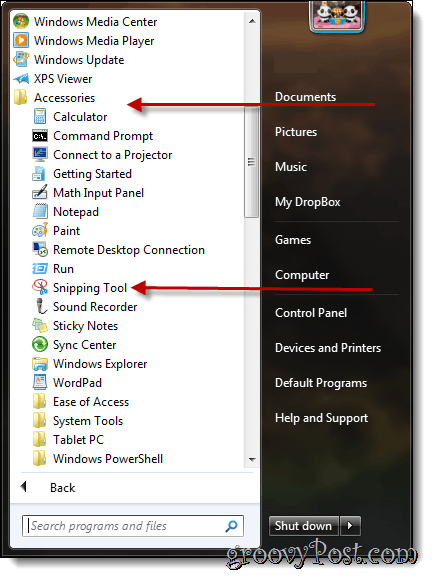 Vytvárajte ukážky so systémom Windows 7 pomocou nástroja na vystrihovanie