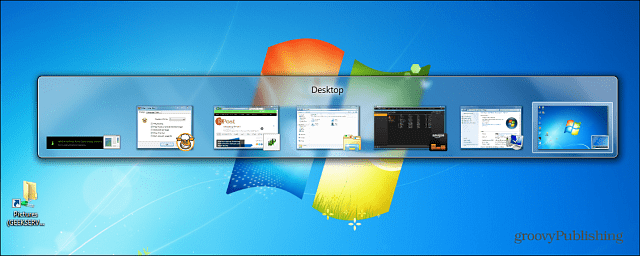 Prepínanie aplikácií Windows 7