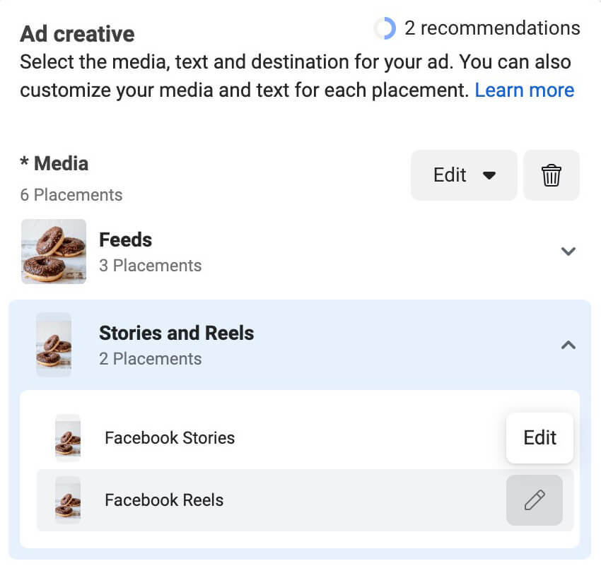 nastaviť-kliknite-na-messenger-reklamy-in-facebook-reels-create-optimize-creative-12