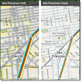 google tranzitné mapy porovnanie