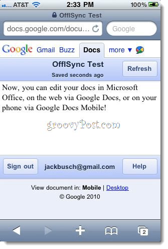 OffiSync: Synchronizácia dokumentov Google s balíkom Office 2010