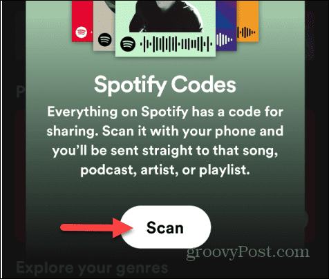 Vytvárajte a skenujte kódy Spotify