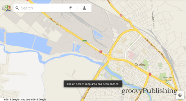 Mapy Google Mapy Android uložené pre použitie v režime offline