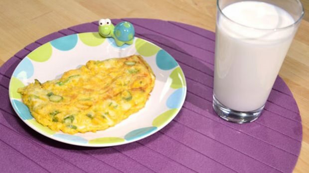recept na zeleninové omelety pre deti