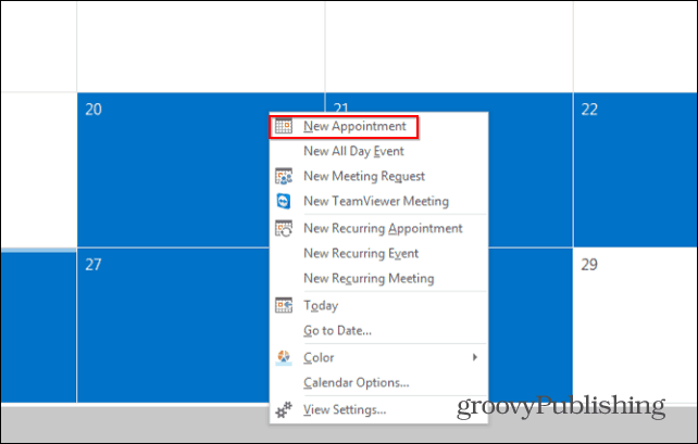 kalendár programu Outlook 2013 vyberte schôdzku so sviatkami