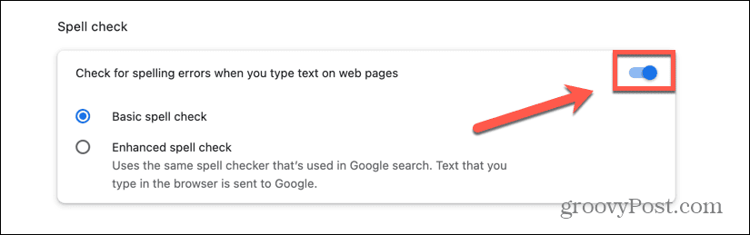 Ak kontrola pravopisu v Dokumentoch Google nefunguje, možno budete musieť vypnúť vstavanú kontrolu pravopisu v prehliadači Chrome