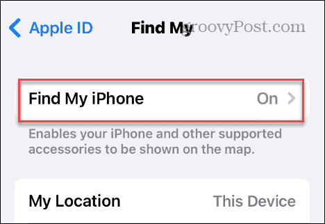 Zakázať funkciu Nájsť môj iPhone