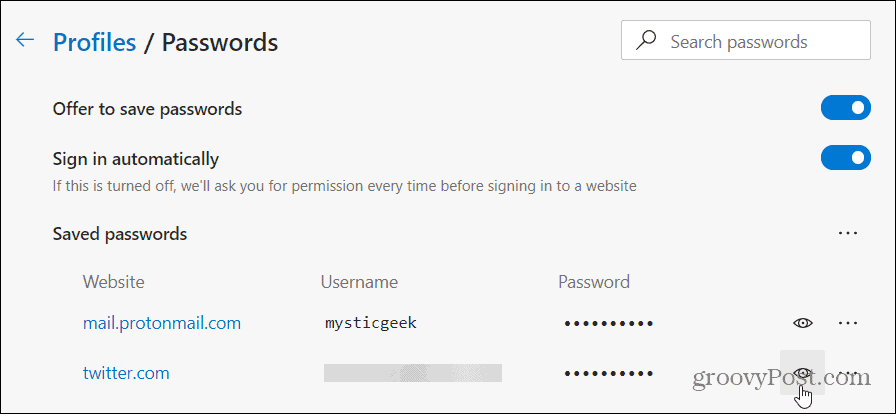 zobraziť heslo