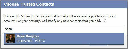 facebook pridajte dôveryhodné kontakty