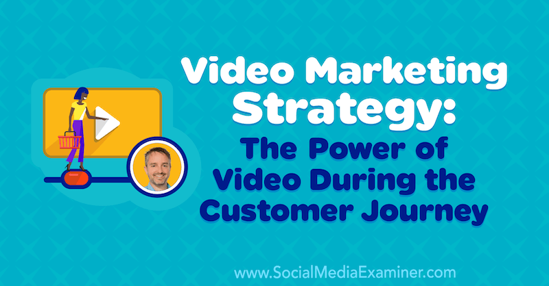 Stratégia video marketingu: Sila videa počas cesty zákazníkom, ktorá obsahuje postrehy od Ben Amosa v podcastu Marketing sociálnych médií.