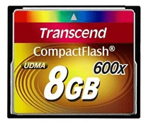 Pamäťová karta Transcend CompactFlash 8 GB