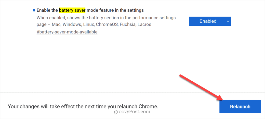 Povoľte režim šetriča batérie v prehliadači Google Chrome
